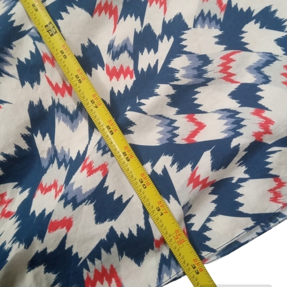 Chufy La Dolce Vita Mara Organic Cotton Multi Color Tie Neck Mini Dress … - Picture 9 of 9
